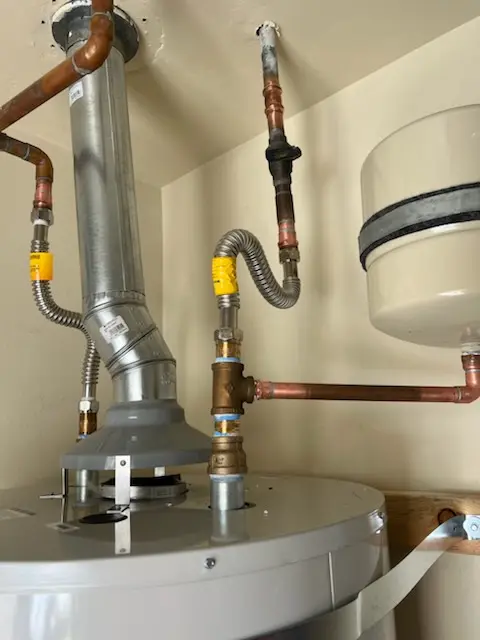 Water heater installation and plumbing repair in West Concord